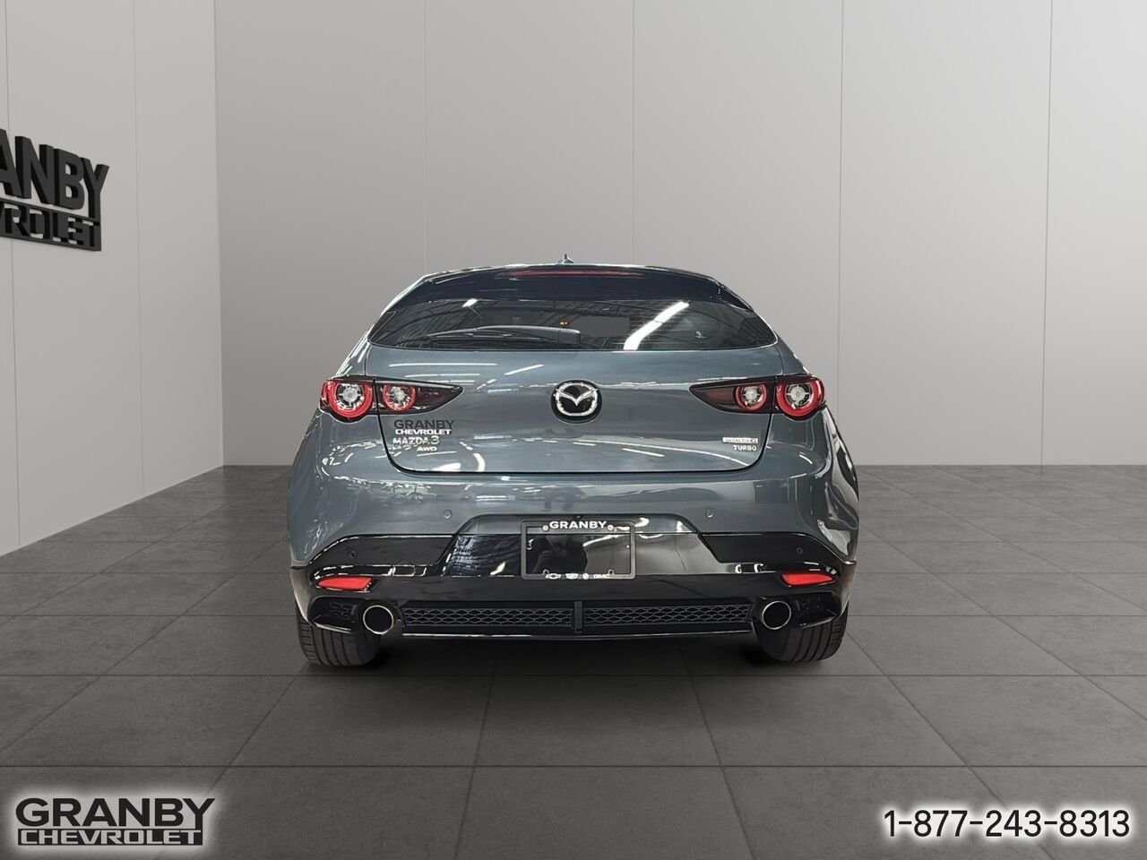 Mazda Mazda3 Sport GT avec moteur turbo BA TI i-ACTIV | G3618 2023 Gris Granby - photo #5