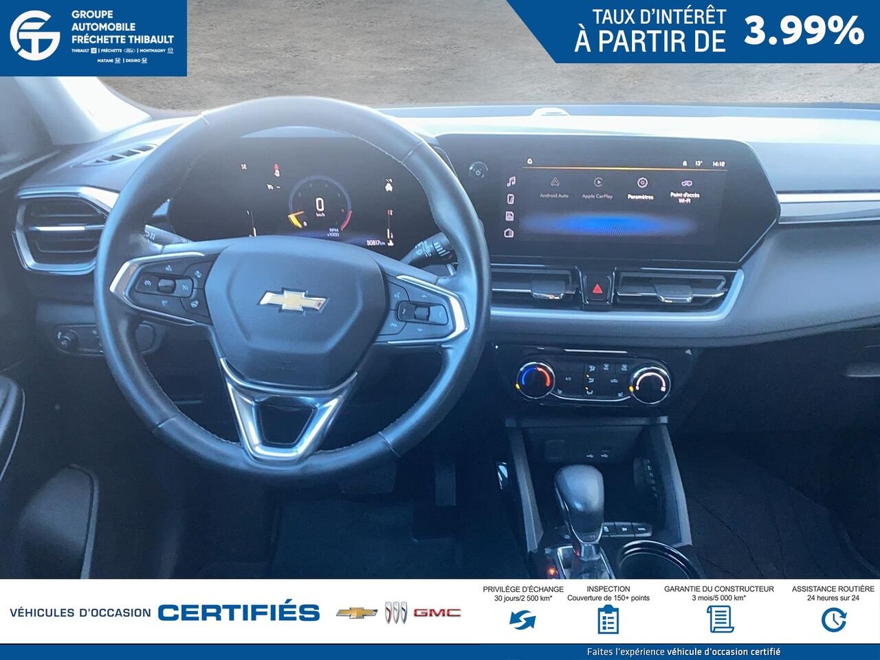 2024 CHEVROLET TRAILBLAZE Traction intégrale, 4 portes LT Black Montmagny - photo #8