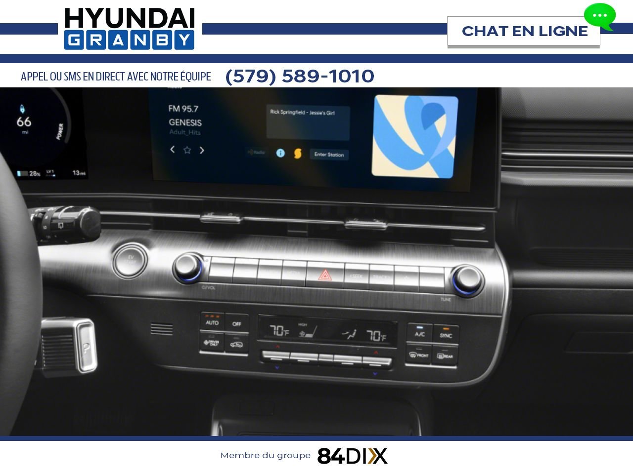 2026 HYUNDAI Kona Electric Blanc Atlas Granby - photo #10