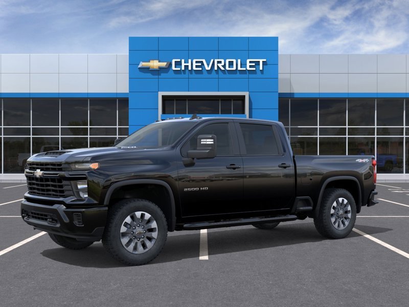 2026 CHEVROLET Silverado 2500HD Custom cabine multiplace 4RM 159 po Black Ottawa & Gatineau - photo #1