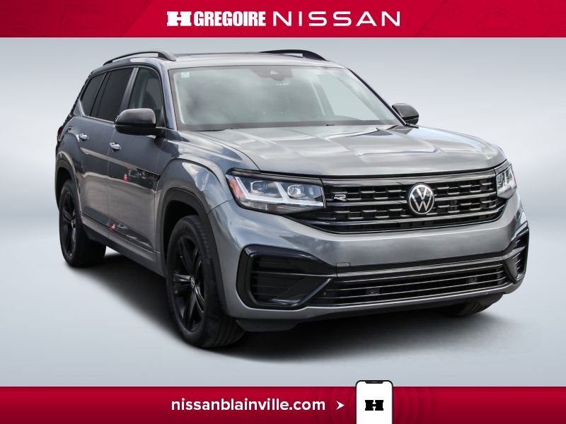 Volkswagen Atlas Highline RLINE TOIT PANO BANC EN CUIR 0 ACCIDENT 2023 Argent