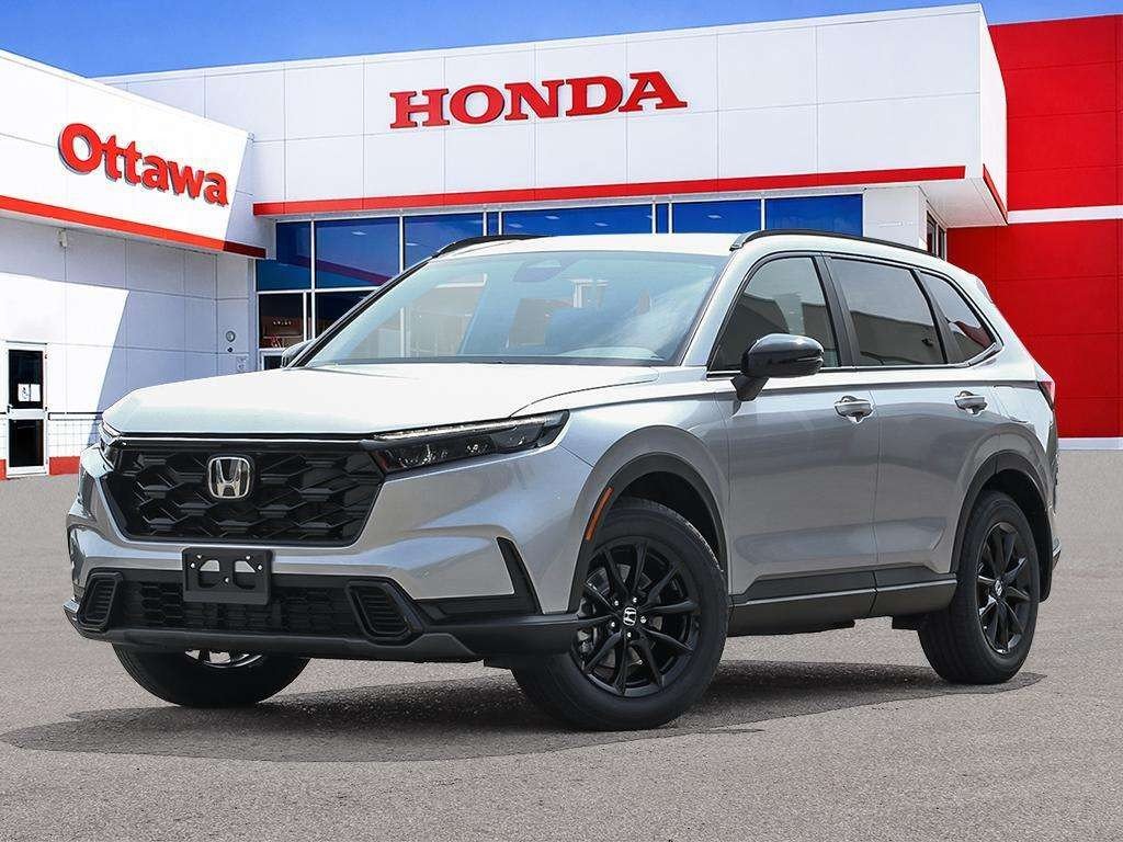 2026 Honda CR-V Hybrid Sport AWD Argent reflet solaire métallisé Ottawa & Gatineau - photo #0