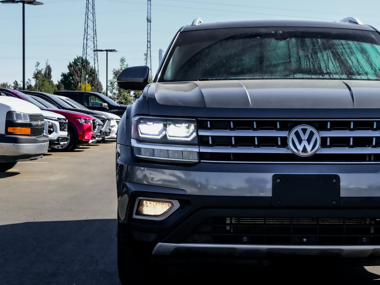 2018 Volkswagen Atlas Execline 3.6 FSI 4MOTION Grey Sherwood Park - photo #4