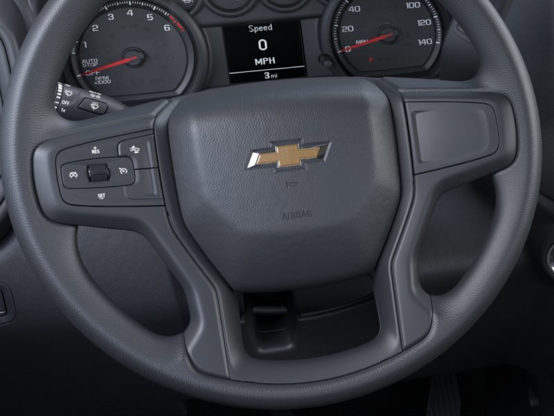 2026 CHEVROLET SILVERADO 1500 Custom cabine multiplace 4RM 157 po Black Sherbrooke - photo #18