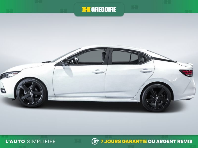 Nissan Sentra 822807 | SR AUTO A/C CUIR TOIT GR ELECT MAGS CAM RECUL BLUE 2021 Blanc Laval - photo #4