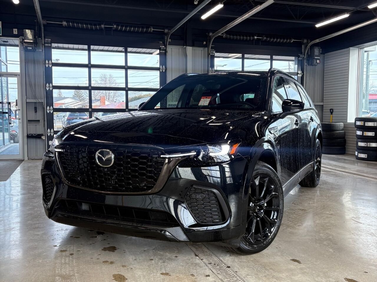 MAZDA CX-70 hybride léger GT-P TI 2026 Noir de jais mica Châteauguay - photo #0
