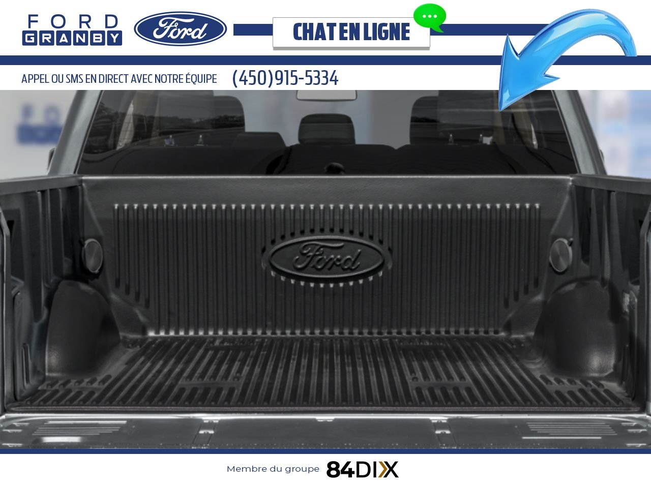 Ford F-150 Lightning 2025 Bleu antimatière métallisé Granby - photo #11