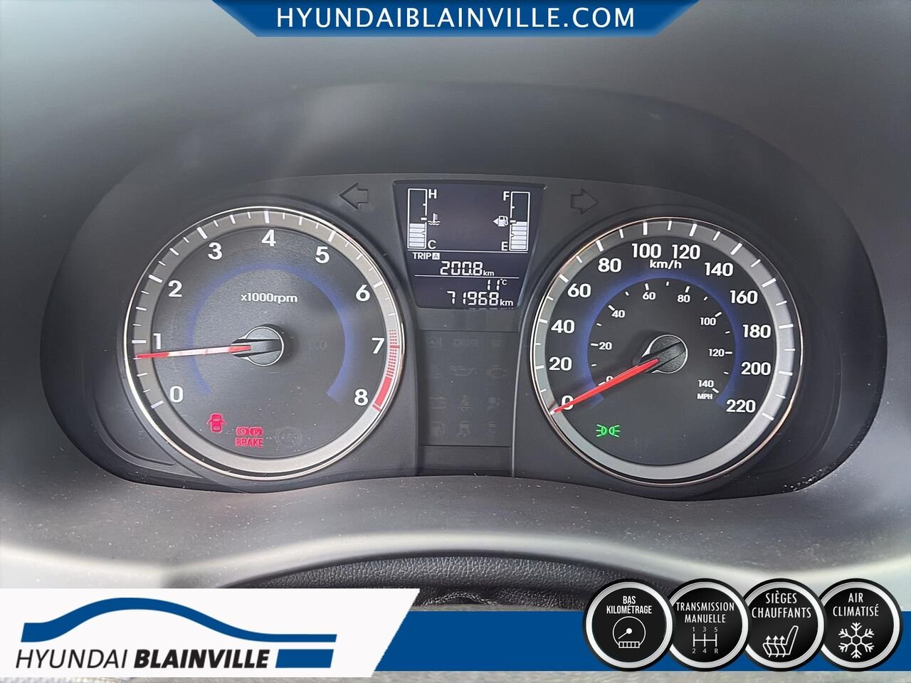 2017 Hyundai Accent White Blainville - photo #13