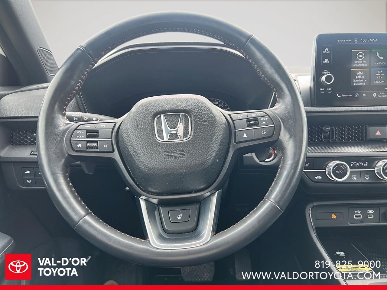 Honda CR-V hybride EX-L Traction Intégrale 2024 Blanc Val-d'Or - photo #10