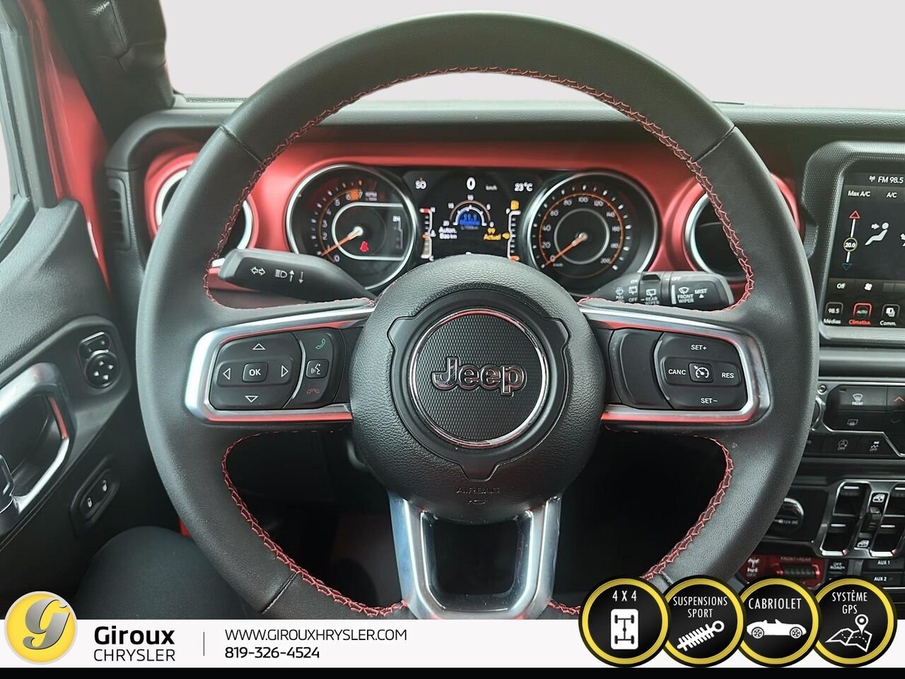 Jeep Wrangler 2023 Rouge Sainte-Agathe-des-Monts - photo #14