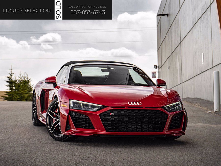 2020 Audi R8 Spyder V10 Quattro Red