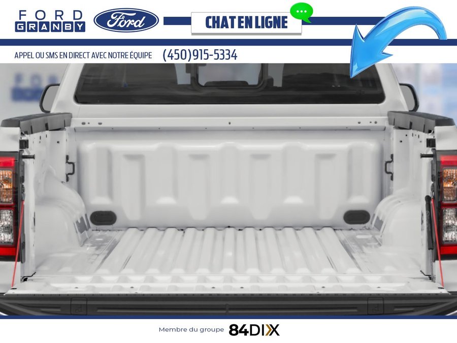 Ford Ranger XLT cabine SuperCrew 4RM caisse de 5 pi 2025 Blanc Oxford