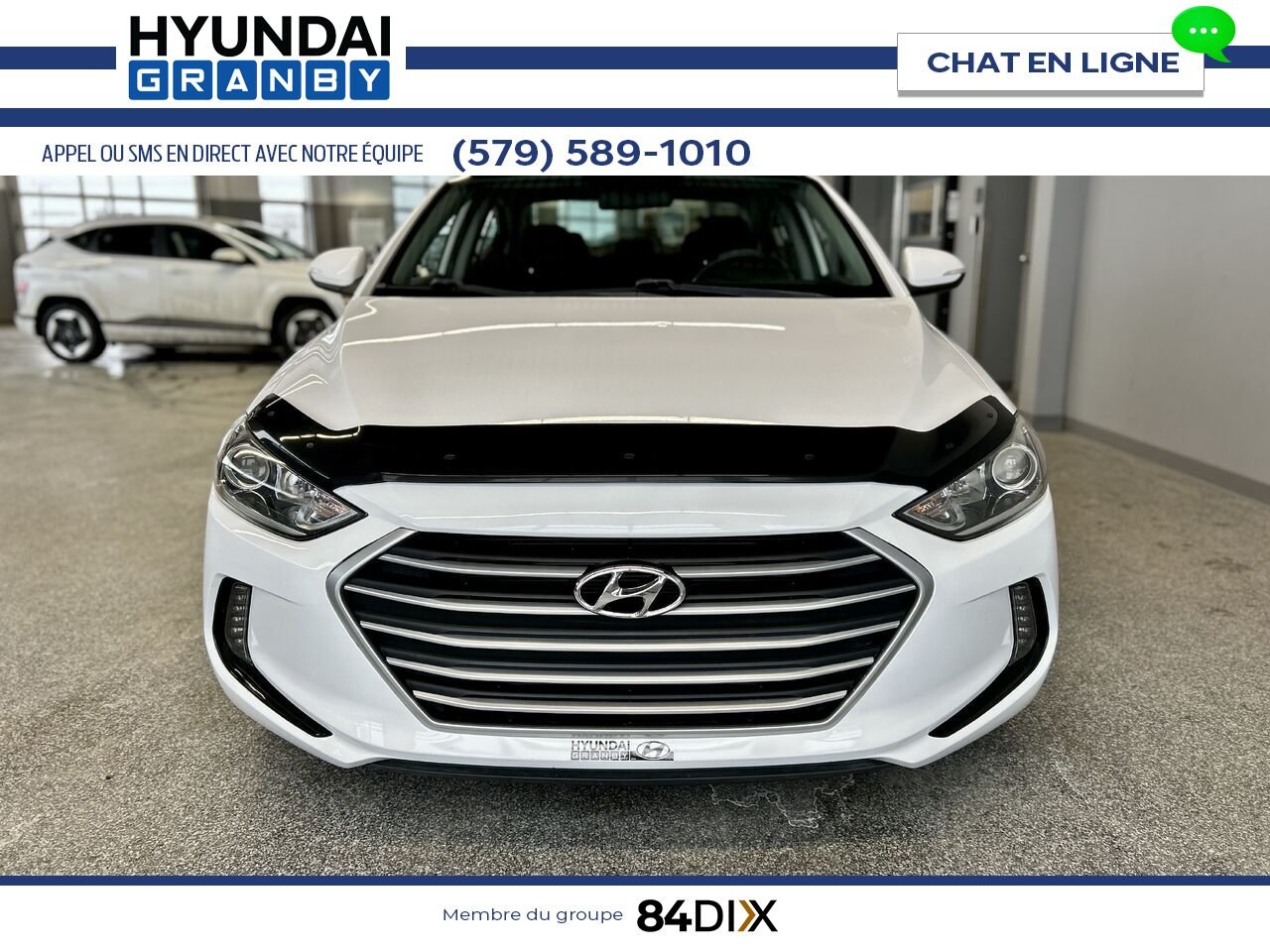 Hyundai Elantra 2018 Blanc Granby - photo #1