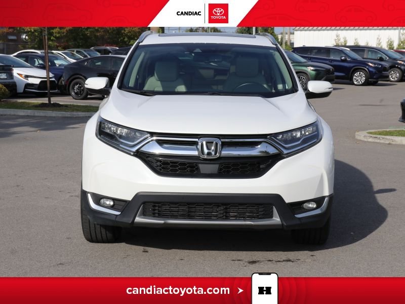Honda CRV Touring AWD - CUIR - TOIT OUVRANT - HAYON ÉLECT 2019 Blanc