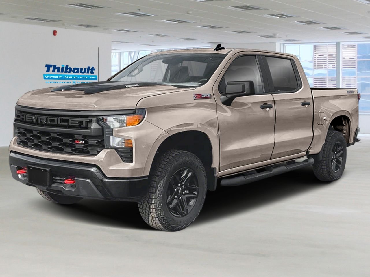 CHEVROLET SILVERADO 1500 Custom Trail Boss cabine multiplace 4RM 147 po 2026 SABLES BLANC Sherbrooke - photo #0