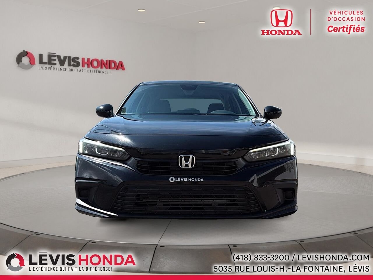 Honda Civic LX LX CVT 2023 Blanc Lévis - photo #2