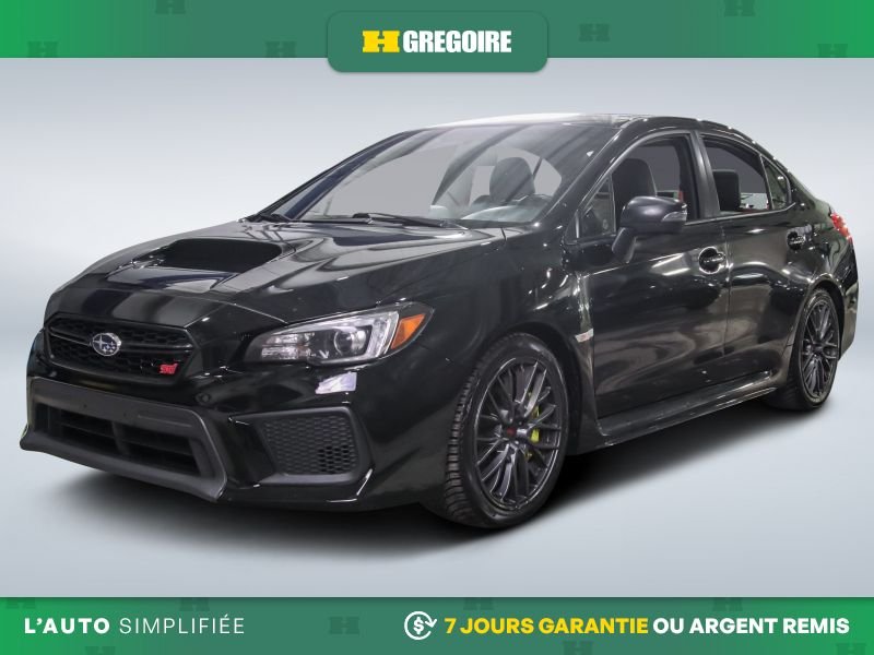 2019 Subaru WRX STI AWD A/C MAGS CUIR CAM RECUL BLUETOOTH Black