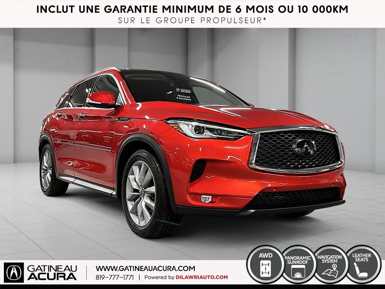 INFINITI QX50 Sensoriel AWD 2020 Rouge Gatineau - photo #12