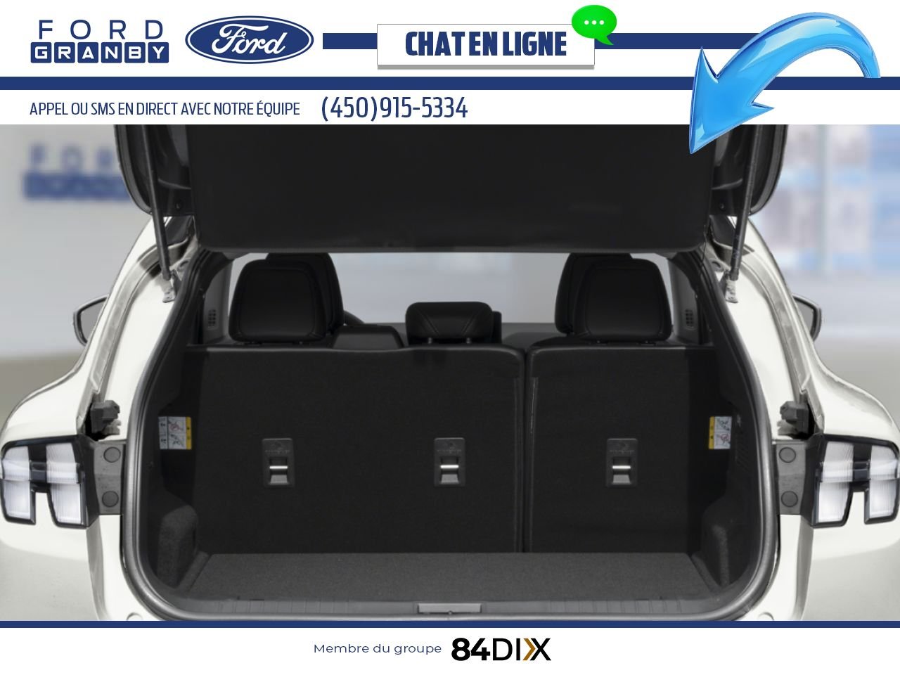 Ford Mustang Mach-E 2025 Gris glacier métallisé trois couches Granby - photo #12