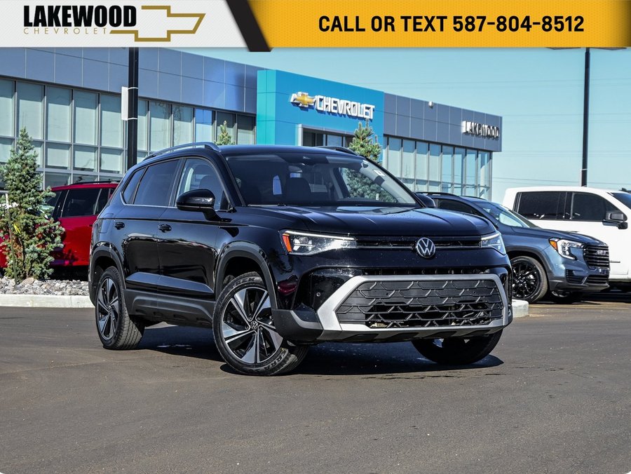 2025 Volkswagen Taos Comfortline 4Motion 1.5T | Heated Leatherette Bucket Seats Black