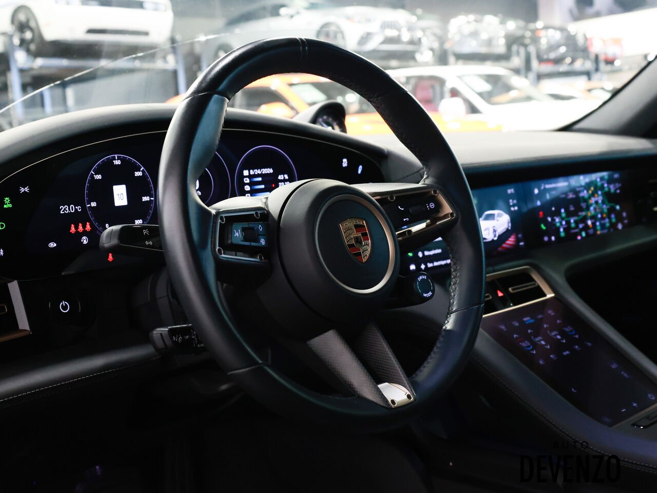 Porsche Taycan 2023 Blanc Saint-Eustache - photo #11