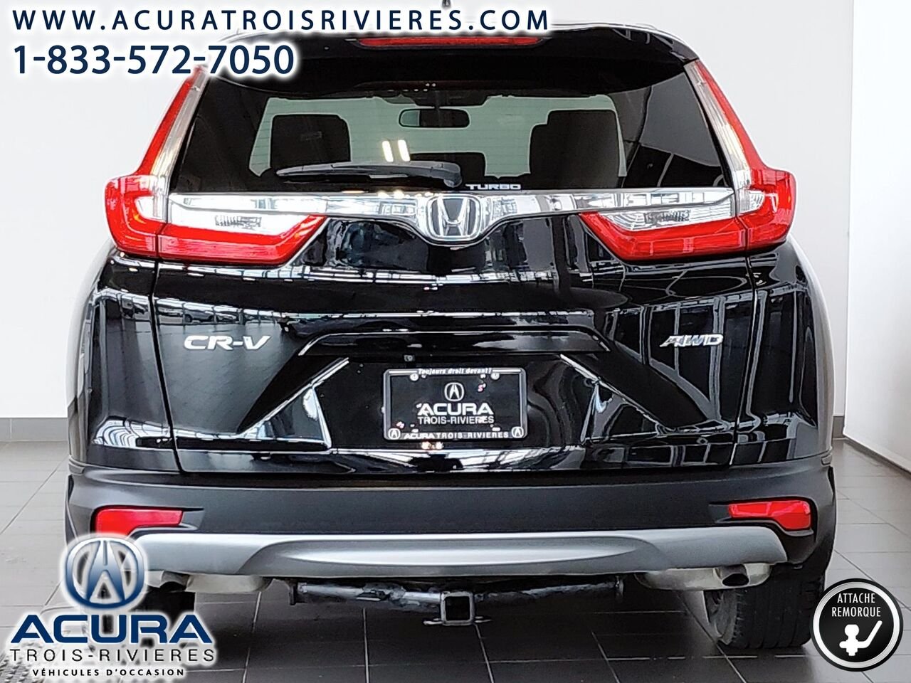Honda CR-V LX AWD 2019 Noir Trois-Rivières - photo #6
