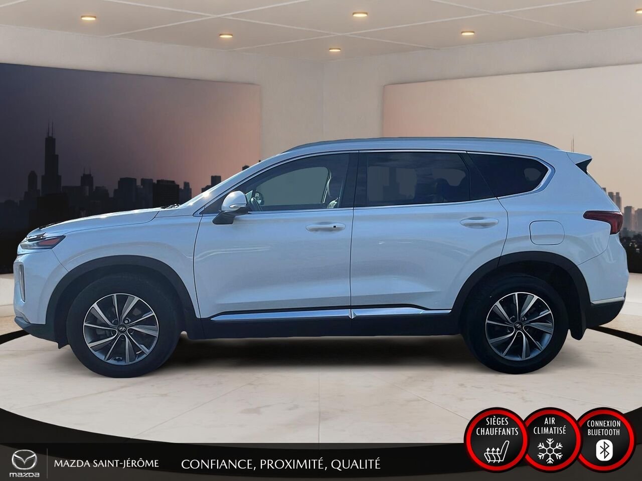 Hyundai Santa Fe 2019 Blanc Ste-Agathe des Monts - photo #10