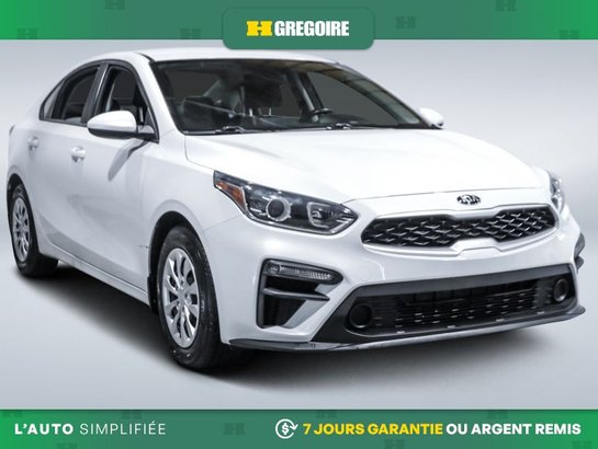 2021 Kia Forte LX MANUELLE AC GR ELEC CAM RECULE BLUETOOTH White