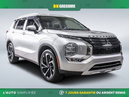 2022 Mitsubishi Outlander LE Premium AWD AUTO A/C MAGS CUIR TOIT NAV CAM REC Grey