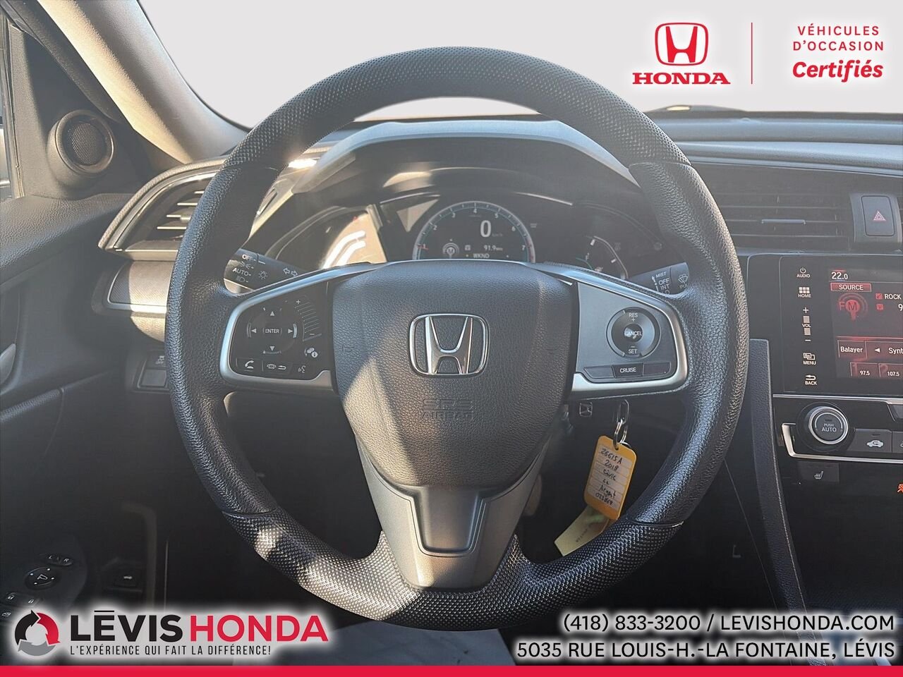 2018 Honda Civic Berline LX CVT Silver Lévis - photo #15