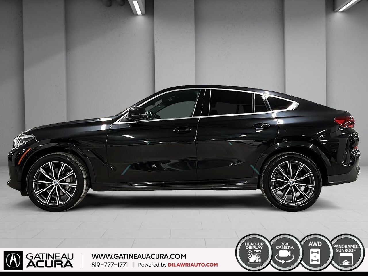 BMW X6 xDrive 40i coupé 2023 Noir Gatineau - photo #19