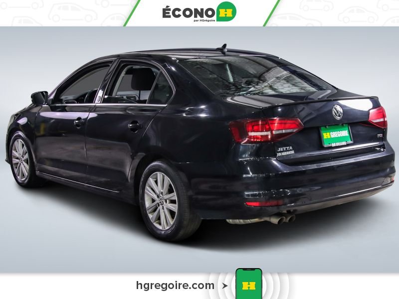 Volkswagen Jetta 822766 | Wolfsburg Edition TOIT GR ÉLEC A/C BLUETOOTH CAMÉR 2017 Noir Laval - photo #4