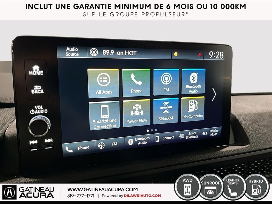 Honda CR-V hybride EX-L Traction Intégrale 2024 Bleu