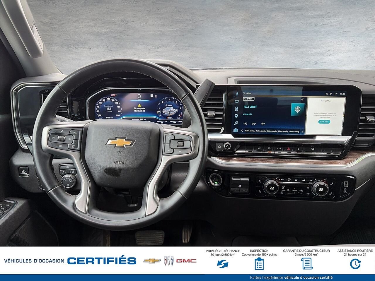 2025 Chevrolet Silverado 1500 LT cabine multiplace 4RM 157 po White Montmagny - photo #7