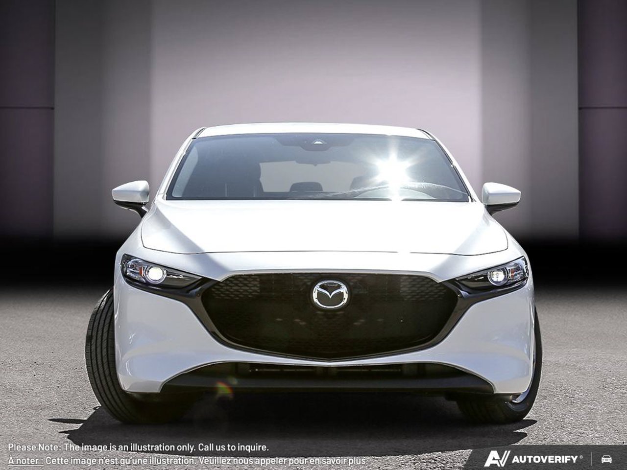 2026 Mazda Mazda3 Sport JM1BPAKL7T1897690 Snowflake White Pearl Mirabel - photo #1
