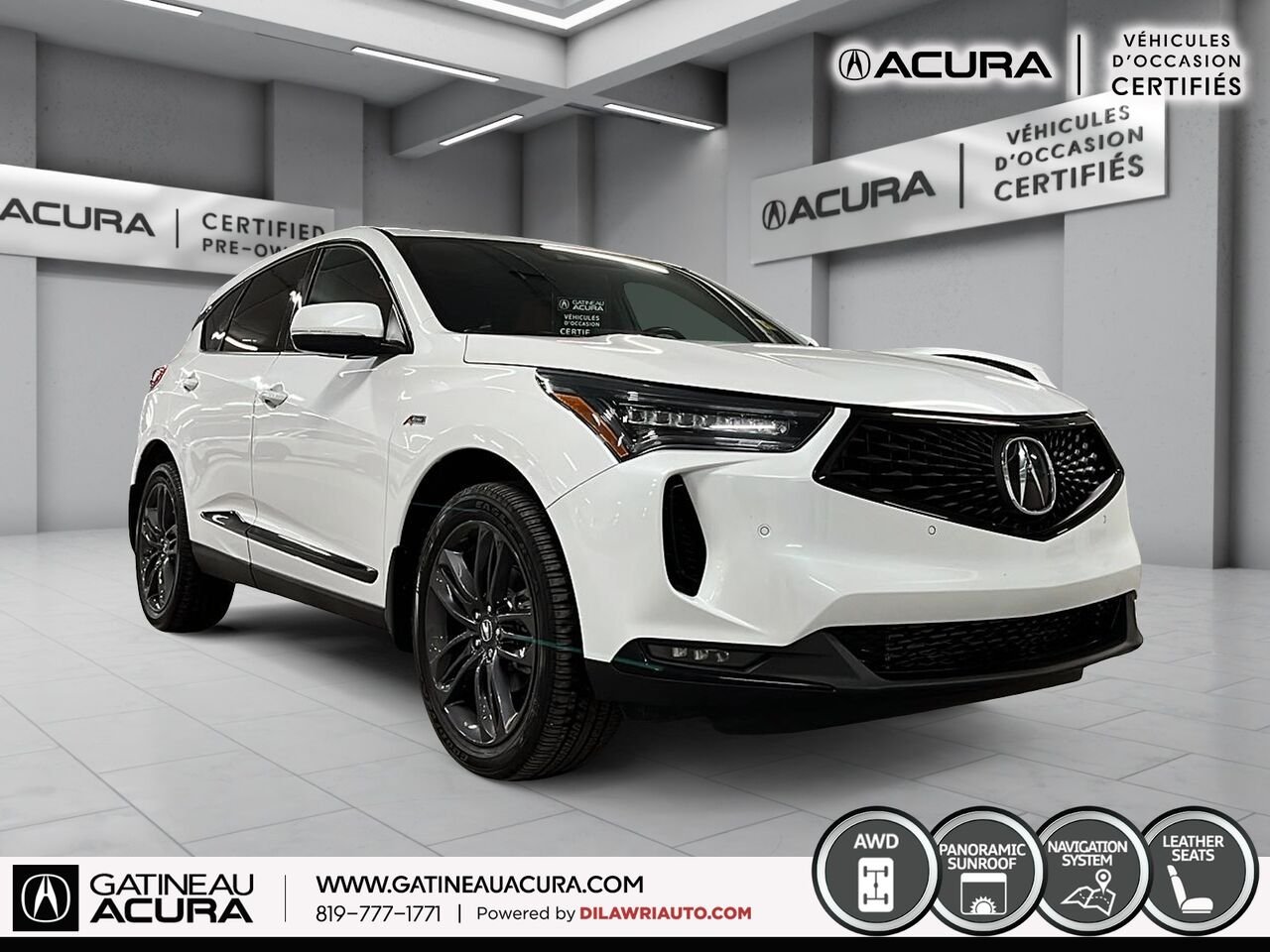 Acura RDX A-Spec SH-AWD 2023 Blanc Gatineau - photo #13
