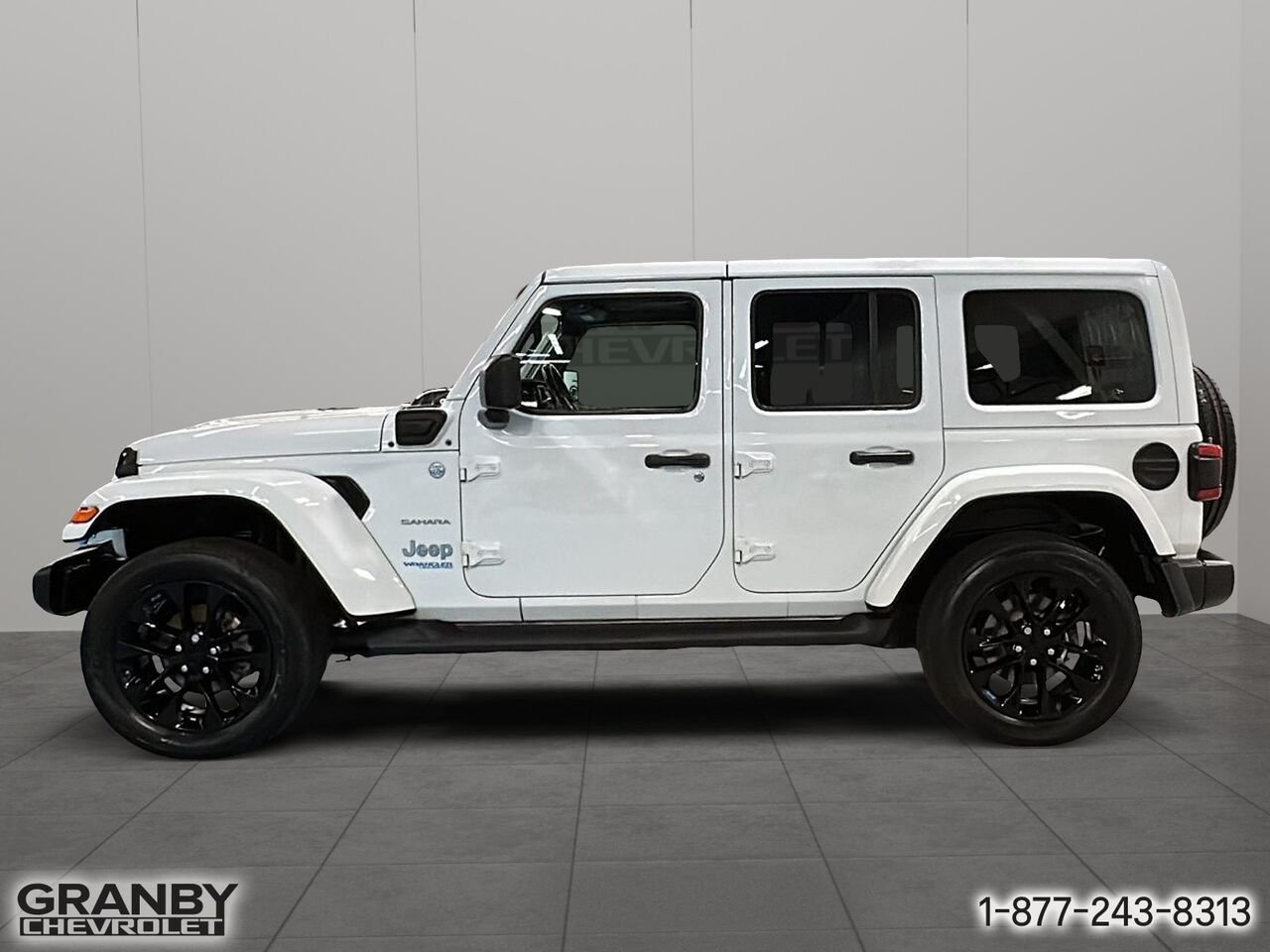 Jeep Wrangler 4xe Unlimited Sahara | 26-0776A 2022 Blanc Granby - photo #7