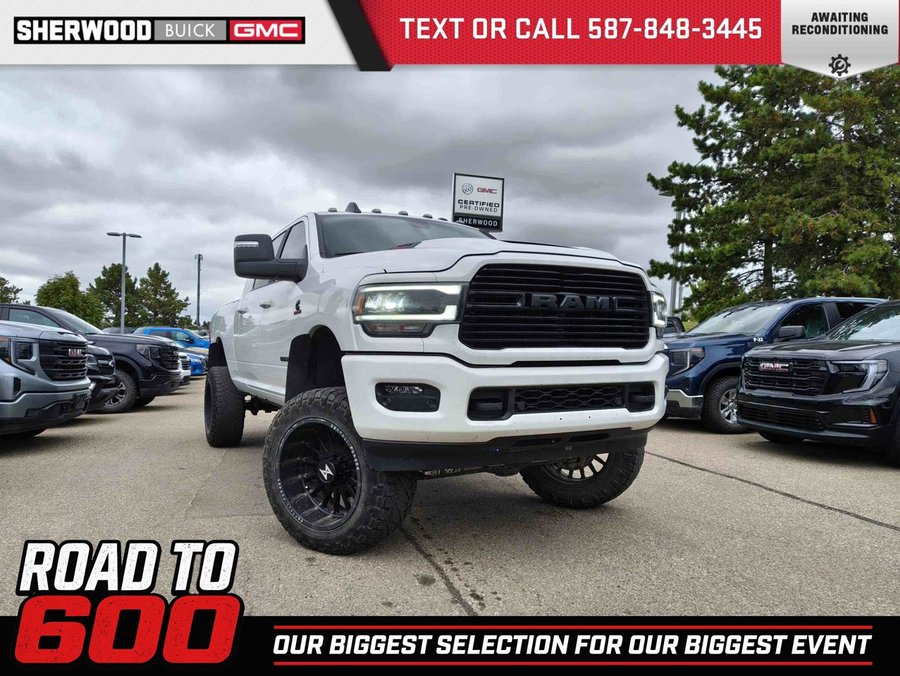 2024 Ram 2500 Laramie Level 1 Night Edition 6.7L Mega Cab | BDS Lift White