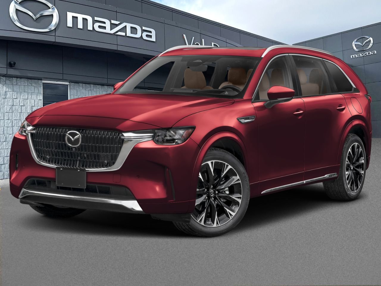 Mazda CX-90 hybride léger Signature TI, HYBRIDE, CUIR, 7 PASSAGERS 2026 Rouge artisanal métallisé Val-David - photo #0
