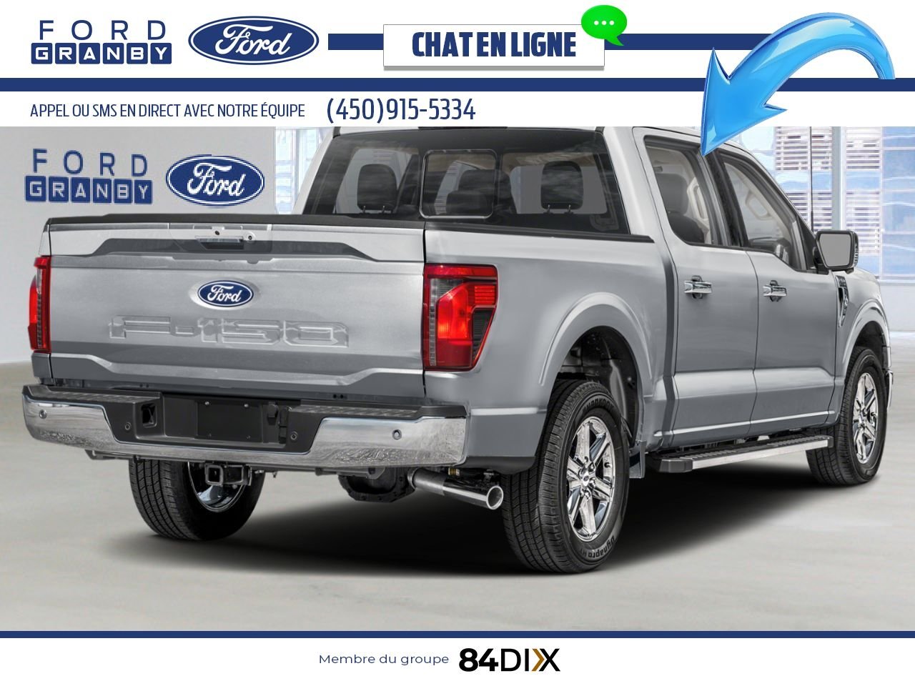 2025 Ford F-150 Iconic Silver Metallic Granby - photo #2
