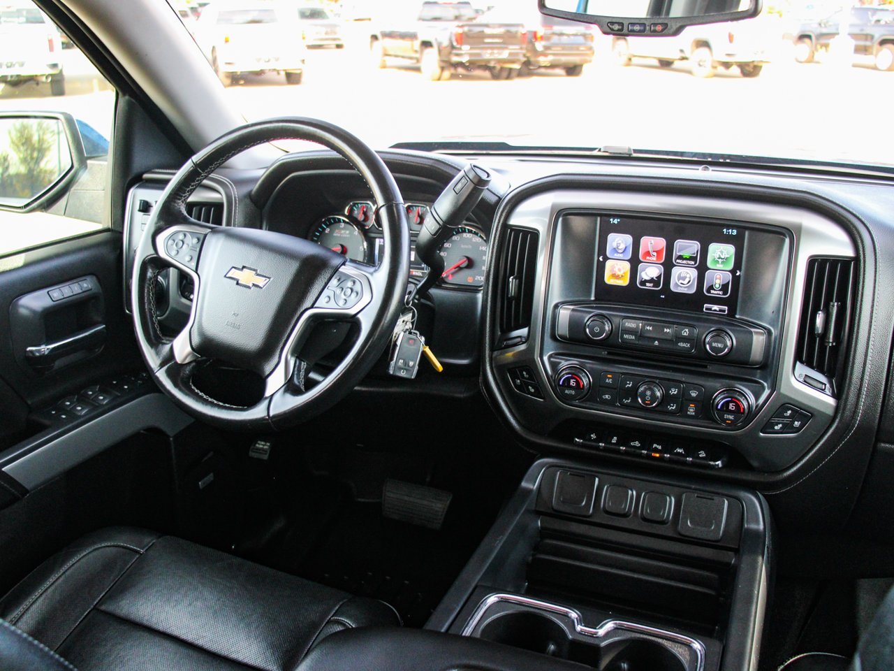 2018 Chevrolet Silverado 1500 4WD Crew Cab 143.5 LTZ w/2LZ Blue Sherwood Park - photo #32