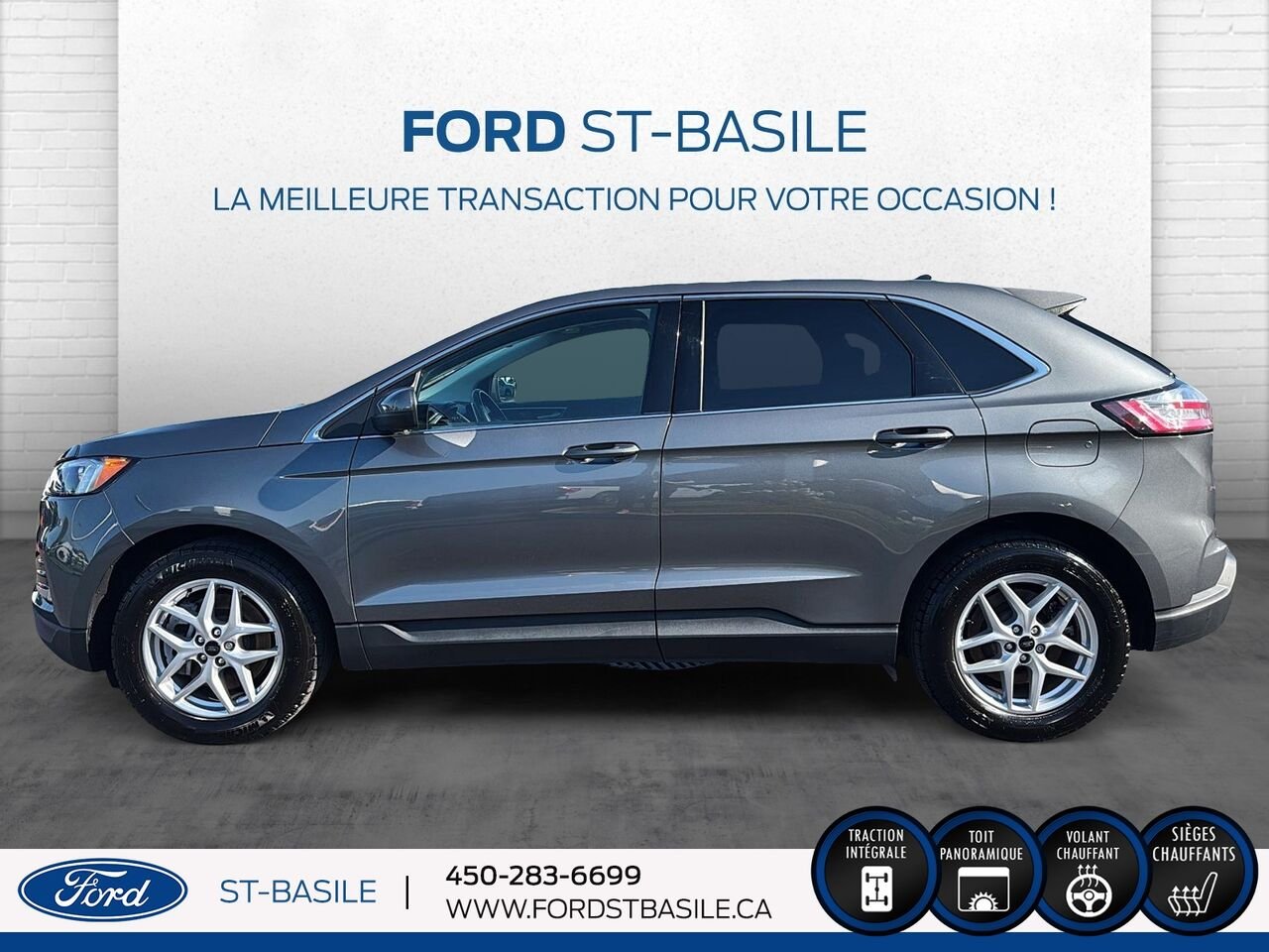 Ford EDGE 2024 Gris Saint-Basile-le-Grand - photo #2