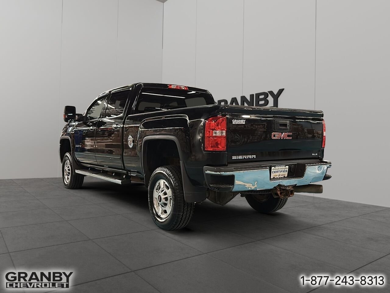 GMC Sierra 2500HD SLE CREWCAB DIESEL | 26-0337B 2016 Noir Granby - photo #6