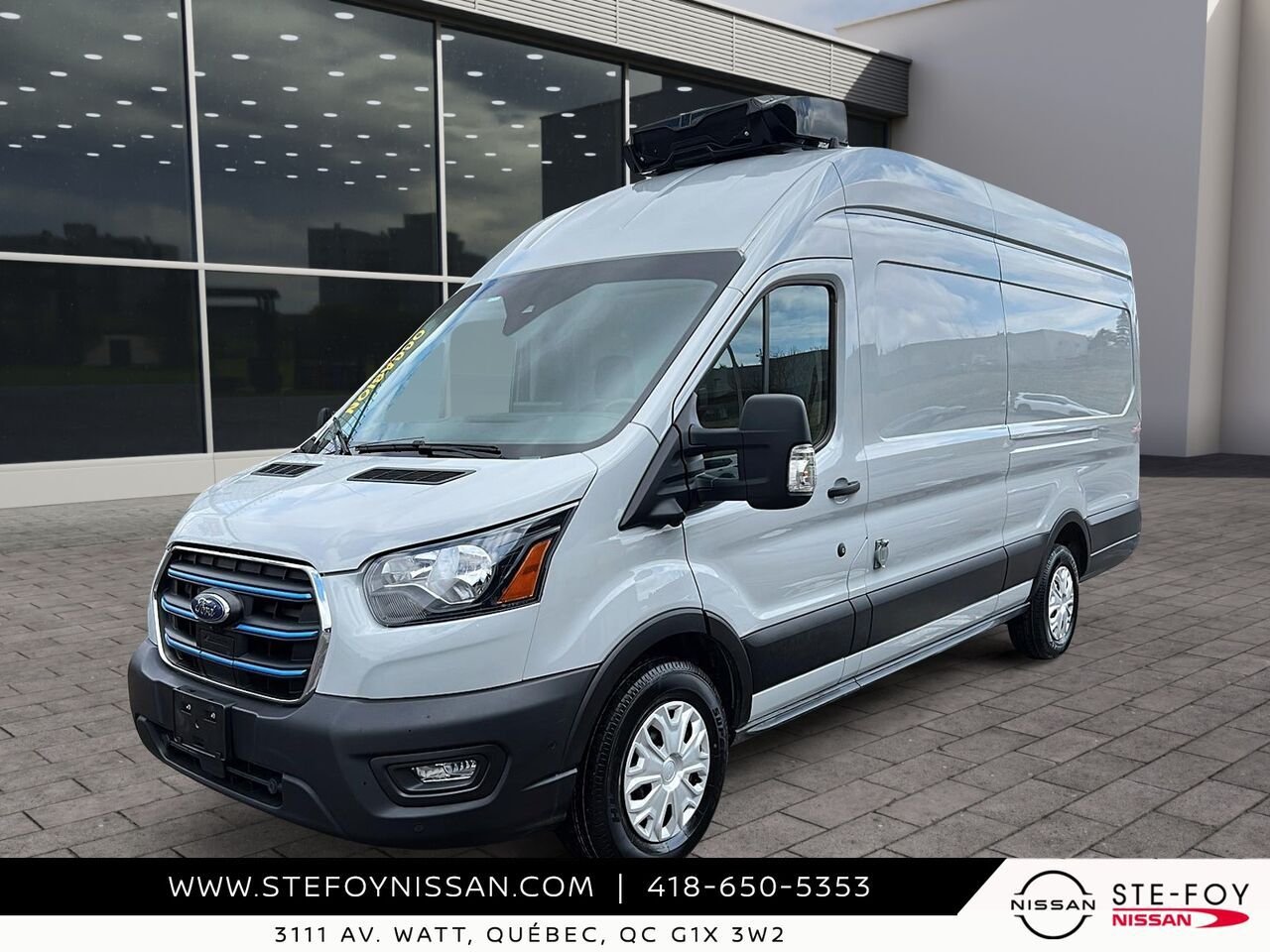 2022 Ford E-Transit Toit surélevé White Ste-Foy - photo #18