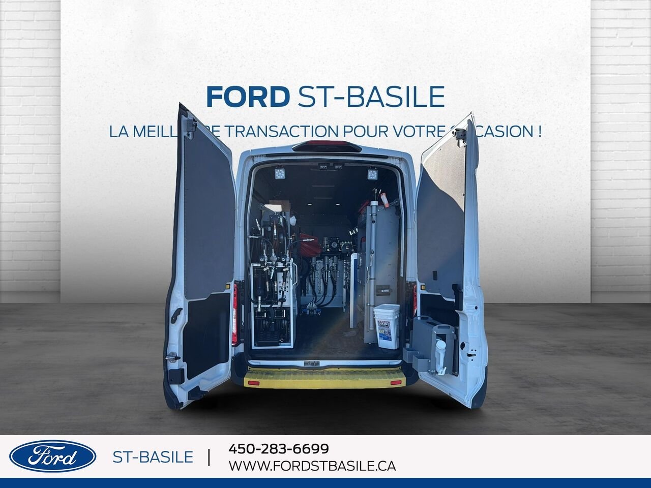 Ford TRANSIT 2023 Blanc Saint-Basile-le-Grand - photo #14