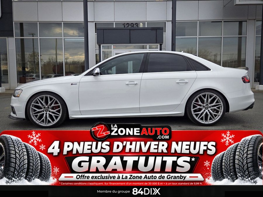 Audi S4 SHOWROOM V6 SUPERCHARGED + BOITE MANUELLE 2013 Blanc
