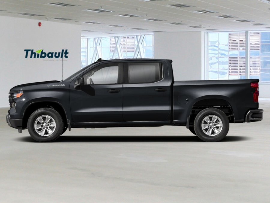 CHEVROLET Silverado 1500 Custom cabine multiplace 4RM 157 po 2026 Noir