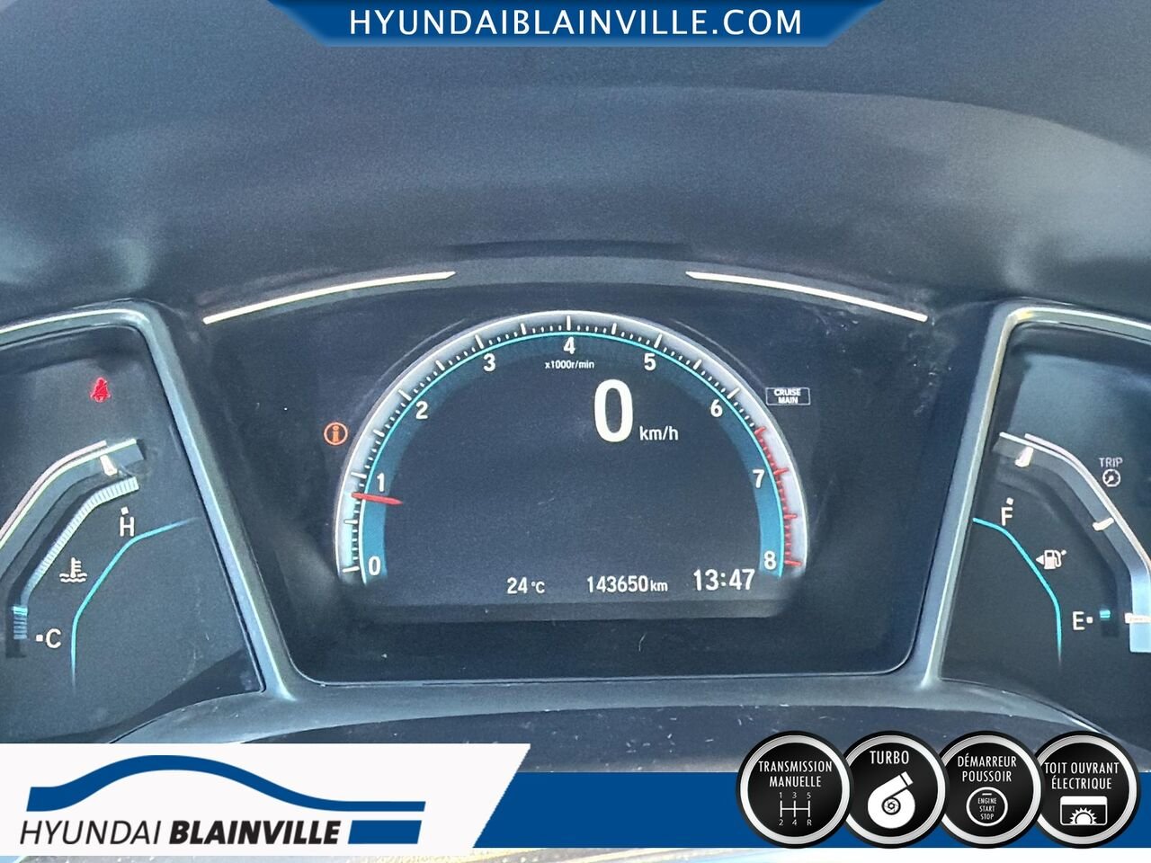 Honda Civic Coupé 2017 Noir Blainville - photo #11