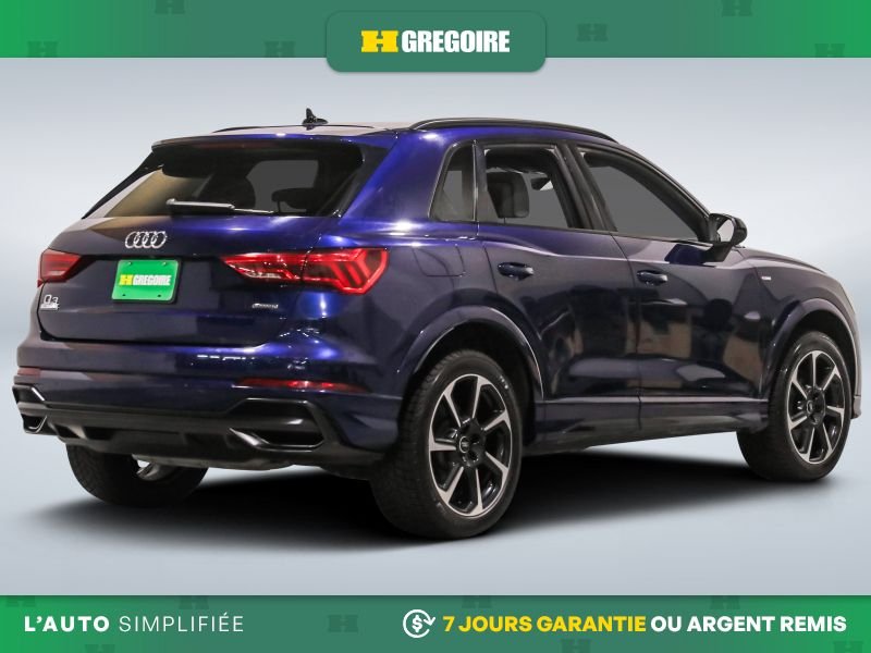 Audi Q3 821715 | Progressiv AWD AUTO AC CUIR TOIT MAGS CAM RECUL BL 2022 Bleu Laval - photo #8