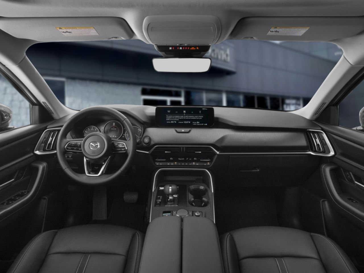 Mazda CX-90 hybride léger GS, hybride léger 48 V, 6 cyl. turbo 3,3 L, 280 ch, i-ACTIV AWD, roues 19 po, 8 places, Mi-Drive, 2026 Noir Val-David - photo #8